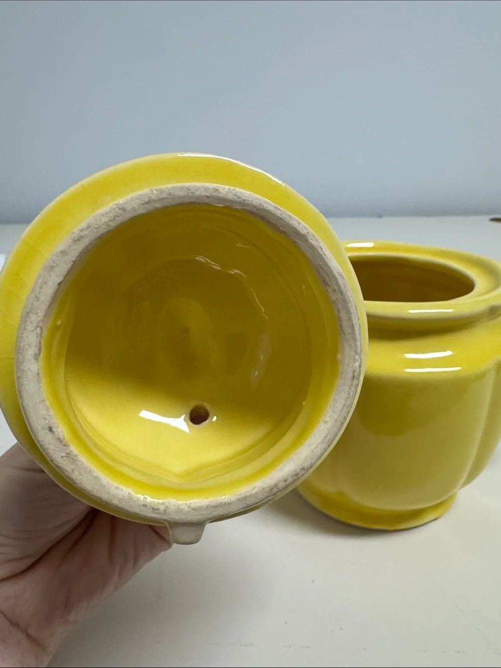 Yellow Ceramic Teapot - Bright Gloss Finish